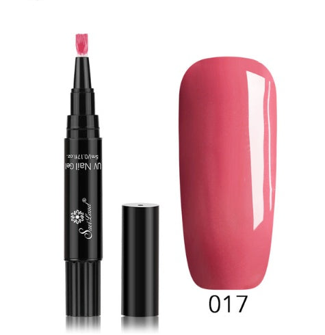 3 In 1 Gel Nail Varnish Pen Glitter One Step Nail Art Gel Polish Hybrid 3 In 1 Gel Nail Varnish Pen Glitter One Step Nail Art Gel Polish Hybrid